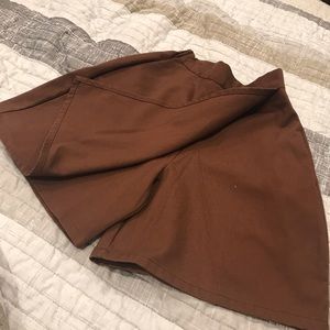 Girl Scout Brown Skort